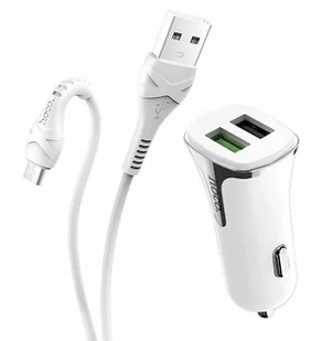 HOCO Z31 Ładowarka Samochodowa 2X Usb+ Kabel Micro - Ładowarki samochodowe - miniaturka - grafika 3