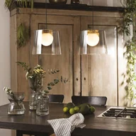 Lampy sufitowe - Ideal Lux Ideal Lux Fade żyrandol LED chrom-transparentny - miniaturka - grafika 1