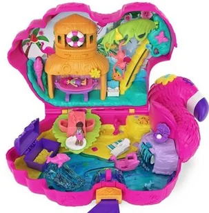 Mattel Lalka Polly Pocket Flaming Plażowa Impreza HGC41 - Lalki dla dziewczynek - miniaturka - grafika 2