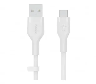 Belkin USB-A USB-C Silicone 3m White - Kable USB - miniaturka - grafika 1