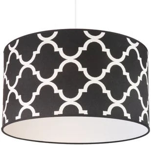 Euluna Lampa wisząca Maroko, duży wzór, czarna/biała - Lampy sufitowe - miniaturka - grafika 3
