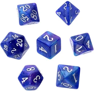 Rebel komplet kości RPG - Akrylowe - Zmierzch - Akcesoria do gier planszowych - miniaturka - grafika 2