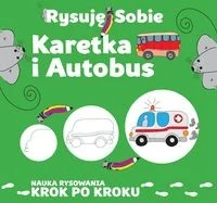 Damidos Rysuję sobie Karetka i autobus - Luba Ristujczina - Kolorowanki, wyklejanki - miniaturka - grafika 1