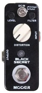 Mooer Black Secret, distortion Micro pedał MDS1 - Efekty gitarowe - miniaturka - grafika 1