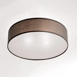 ORION Tekstylna lampa sufitowa Seda, brązowa - Lampy sufitowe - miniaturka - grafika 3