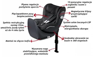 Gb VAYA I-SIZE 0-18kg ISOFIX LUX BLACK - Foteliki samochodowe - miniaturka - grafika 12
