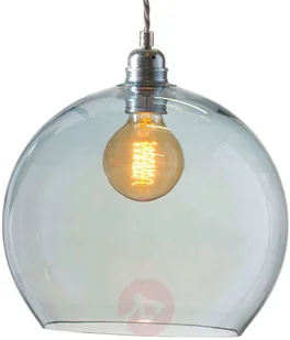 EBB & FLOW EBB & FLOW Rowan lampa wisząca niebieska  28cm - Lampy sufitowe - miniaturka - grafika 1