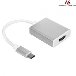 Maclean Adapter USB-C HDMI metalowa obudow MCTV-841 - Adaptery i przejściówki - miniaturka - grafika 1