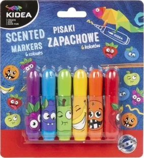Derform Pisaki Zapach 6 kolorów Mini  Kidea B/c - Przybory szkolne - miniaturka - grafika 2