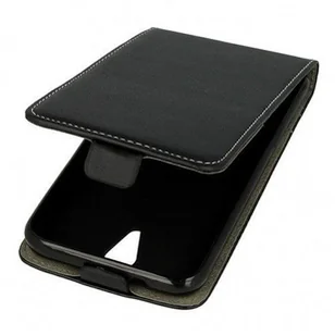 nemo Kabura pionowa RUBBER ZTE A510 czarna - Etui i futerały do telefonów - miniaturka - grafika 1