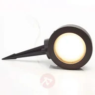 Lampy ogrodowe - Fumagalli Reflektor z grotem Tommy czarny 1-pkt. 10W CCT - miniaturka - grafika 1