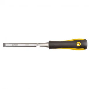 Topex Dłuto 12 mm, dwumateriałowy uchwyt, CrV TOP-09A412 - Młotki - miniaturka - grafika 1