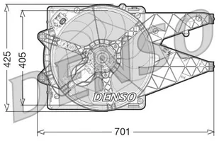 DENSO Wentylator, chłodzenie silnika DER09100 - Wentylatory chłodnicy - miniaturka - grafika 1