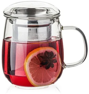 4HOME Kubek na herbatę z sitkiem Hot&Cool 330 ml - Kubki - miniaturka - grafika 1