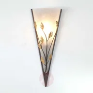 Lampy ścienne - J. Holländer Kunsztowna lampa ścienna FOGLIA - miniaturka - grafika 1