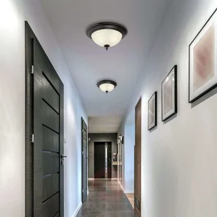 WESTINGHOUSE Harwell lampa sufitowa, brąz - Lampy sufitowe - miniaturka - grafika 1
