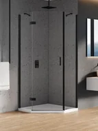 Kabiny prysznicowe - New Trendy NEW AZURA BLACK P 80x80 K-0666 - miniaturka - grafika 1