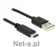 Delock Kabel USB CM-AM 2.0 0,5m czarny (83326) - Kable USB - miniaturka - grafika 5