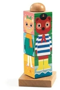 Djeco klocki obrotowe Twistanimo - Klocki - miniaturka - grafika 1