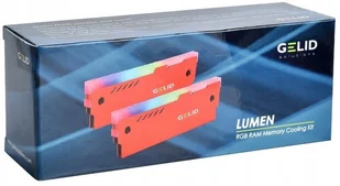Gelid Chłodzenie Pamięci Ram Lumen Rgb Red - Tuning komputera - akcesoria - miniaturka - grafika 1