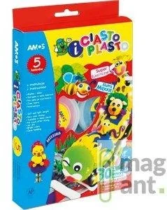 Amos Ciastoplasto 5kol IC6PAL 170-1022 - Masy plastyczne - miniaturka - grafika 3