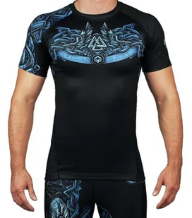 Viking RASHGUARD GROUND GAME KRÓTKI RĘKAW CZARNY - Bielizna sportowa męska - miniaturka - grafika 1