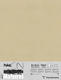 Clairefontaine Pain dźwięku Bloc 50 x 65 cm 96542C - Pozostałe akcesoria dla plastyków - miniaturka - grafika 1