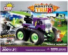 Cobi Monster Trux Purple Monster z funkcją pull back - Klocki - miniaturka - grafika 1