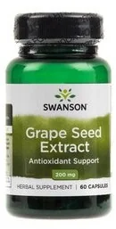 SWANSON Grape Seed ekstrakt, 200 mg, 60 kapsułek - Witaminy i minerały - miniaturka - grafika 2