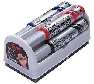 Pentel MARKER MWL 5M SUCHOSCIER.CZERW [10 szt.] - Markery do tablic - miniaturka - grafika 1