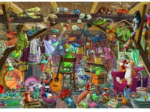 Heye Puzzle 1000 elementów Na strychu Tanck + plakat - Puzzle - miniaturka - grafika 2