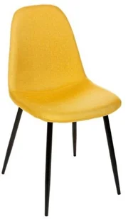 Atmosphera Krzesło tapicerowane Tyka żółte DD.13285 - Krzesła - miniaturka - grafika 1