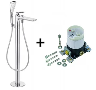 Kludi Balance chrom 525900575+88088 - Baterie wannowe i prysznicowe - miniaturka - grafika 1