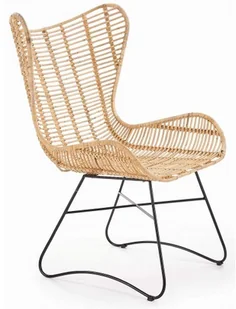Halmar Fotel INDIANA Rattan Naturalny - Fotele i krzesła ogrodowe - miniaturka - grafika 1