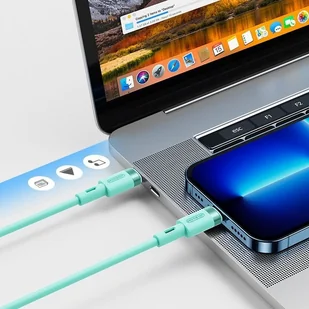 Joyroom Kabel Typ C- Lightning 120cm Green - Kable USB - miniaturka - grafika 8