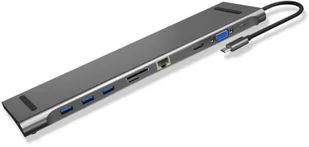 JCPAL USB-C 10in1 Ultra Slim Dock zgsklep-1260-0 - Części i akcesoria do laptopów - miniaturka - grafika 1