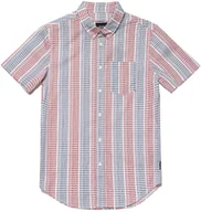 Koszule męskie - HUF koszula męska HUF ALANDALE WOVEN SHIRT White - miniaturka - grafika 1