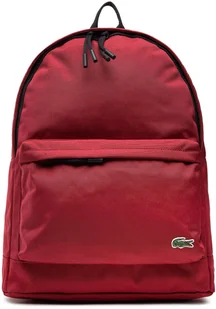 Lacoste Plecak NH2677NE Bordeaux C88 - Plecaki - miniaturka - grafika 1