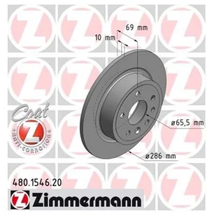 Zimmermann (OTTO GMBH) 480.1546.20 - Tarcze hamulcowe - miniaturka - grafika 1