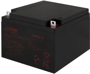 AGM PULSAR Akumulator 12V 28Ah HPB28-12 HPB28-12 - Akumulatory ogólnego zastosowania - miniaturka - grafika 1