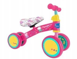 Peppa Pig Rower Rowerek Biegowy Jeździk 4 Koła - Rowerki biegowe - miniaturka - grafika 3