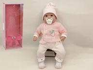 Lalki dla dziewczynek - Adar Lalka bobas 45cm z groszkiem 505889 - miniaturka - grafika 1
