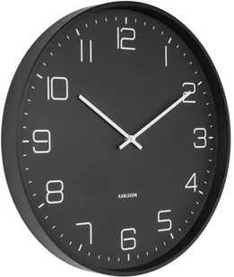 Karlsson Zegar ścienny Lofty matt black by KA5751BK - Zegary - miniaturka - grafika 1