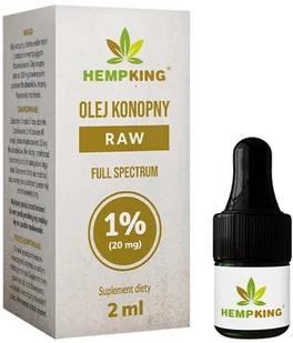 HempKing Próbka Olej CBD 1% RAW - 2ml 70130 - Suplementy naturalne - miniaturka - grafika 1