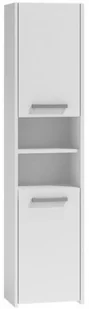 Topeshop Szafka łazienkowa S40, biała, 40x30x170 cm - Szafki łazienkowe - miniaturka - grafika 1