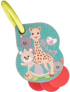 Vulli Karty z cyframi na krążku Żyrafa Sophie - Grzechotki dla dzieci - miniaturka - grafika 1