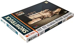 Eco Wood Art Wooden Models: Snowtruck - Puzzle - miniaturka - grafika 1