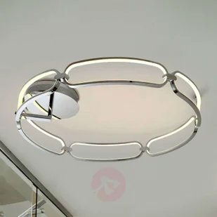 Schuller Lampa sufitowa LED Colette, 6-punktowa, chrom - Lampy sufitowe - miniaturka - grafika 1
