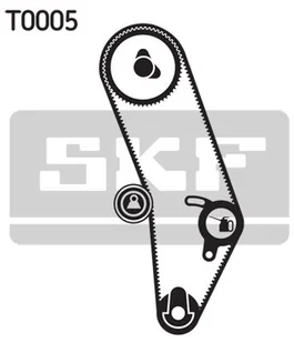 SKF Rozrząd - zestaw paska VKMA 01000 - Mechanizmy rozrządu - miniaturka - grafika 1