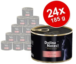 Dolina Noteci Premium, filety, 24 x 185 g - Filet z łososia - Mokra karma dla kotów - miniaturka - grafika 2